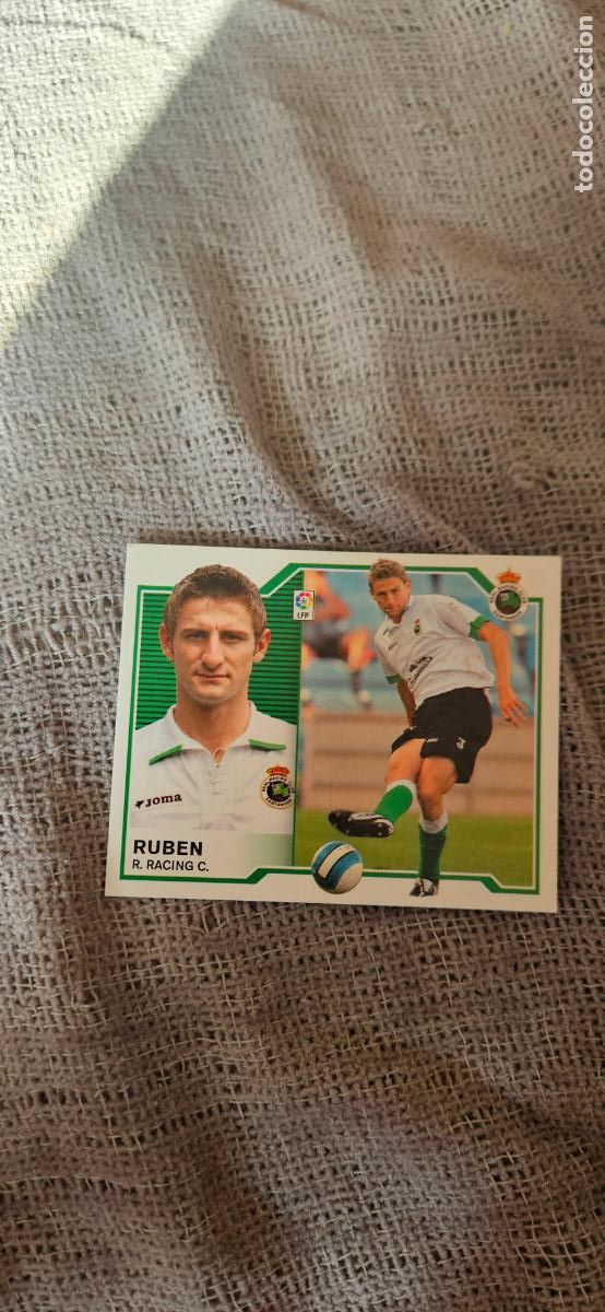 Cromos de Futebol: ruben � Racing de Santander � LIGA ESTE 2007 2008 07 08 sin pegar