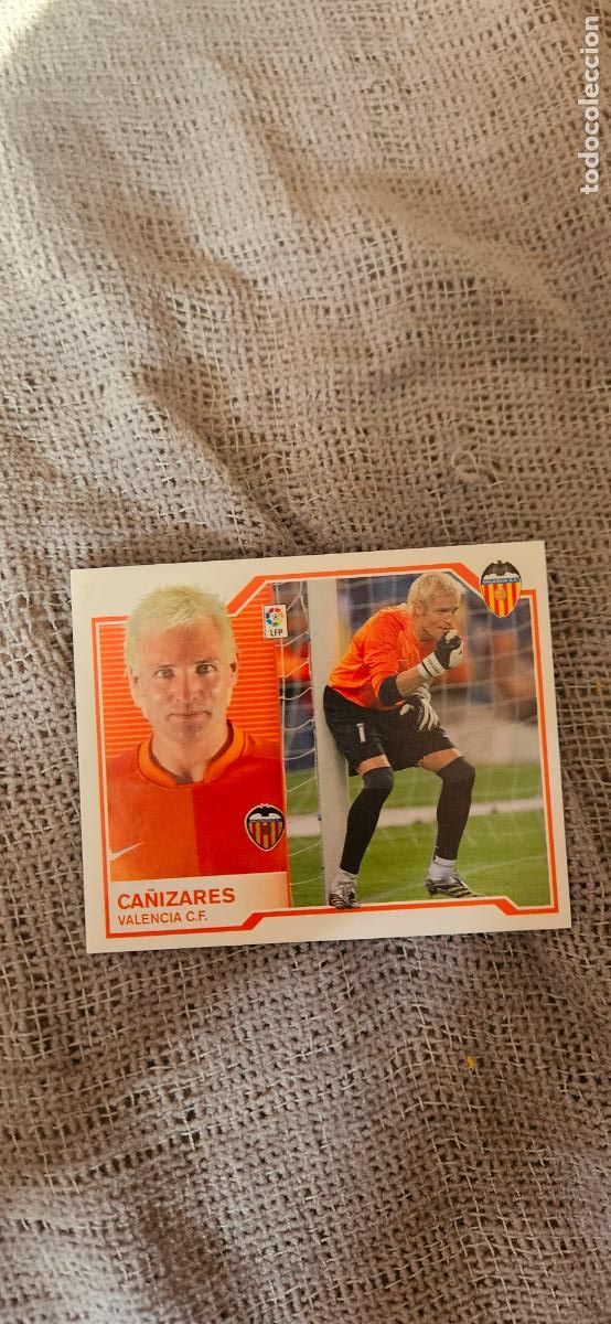 Cromos de Futebol: Ca&ntilde;izares � Valencia � LIGA ESTE 2007 2008 07 08 sin pegar
