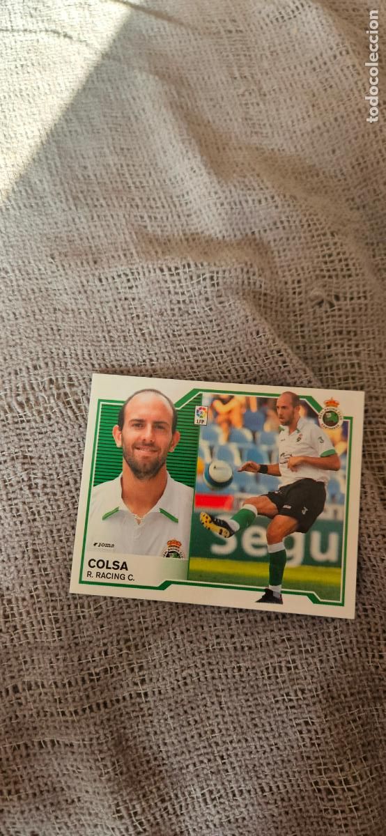 Cromos de Futebol: Colsa � Racing de Santander � LIGA ESTE 2007 2008 07 08 sin pegar