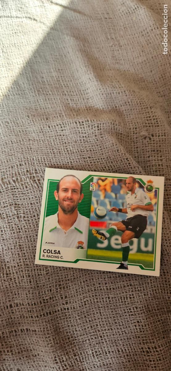 Cromos de Futebol: Colsa � Racing de Santander � LIGA ESTE 2007 2008 07 08 sin pegar