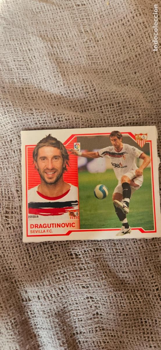 Cromos de Futebol: Dragutinovi? � Sevilla � LIGA ESTE 2007 2008 07 08 sin pegar