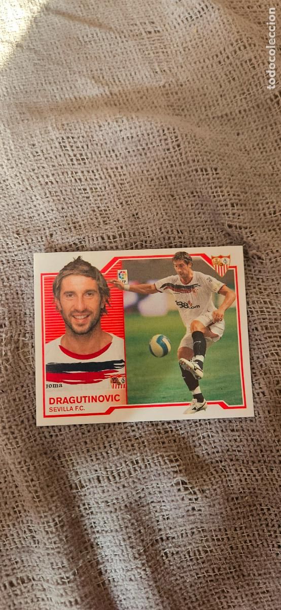 Cromos de Futebol: Dragutinovi? � Sevilla � LIGA ESTE 2007 2008 07 08 sin pegar