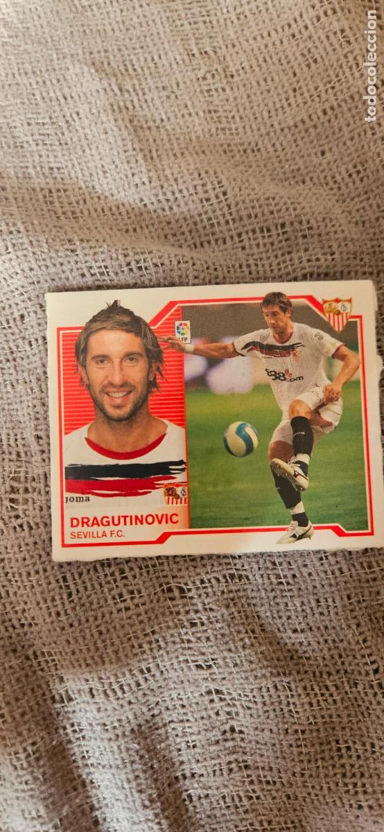 Football Stickers: Dragutinovi? � Sevilla � LIGA ESTE 2007 2008 07 08 sin pegar