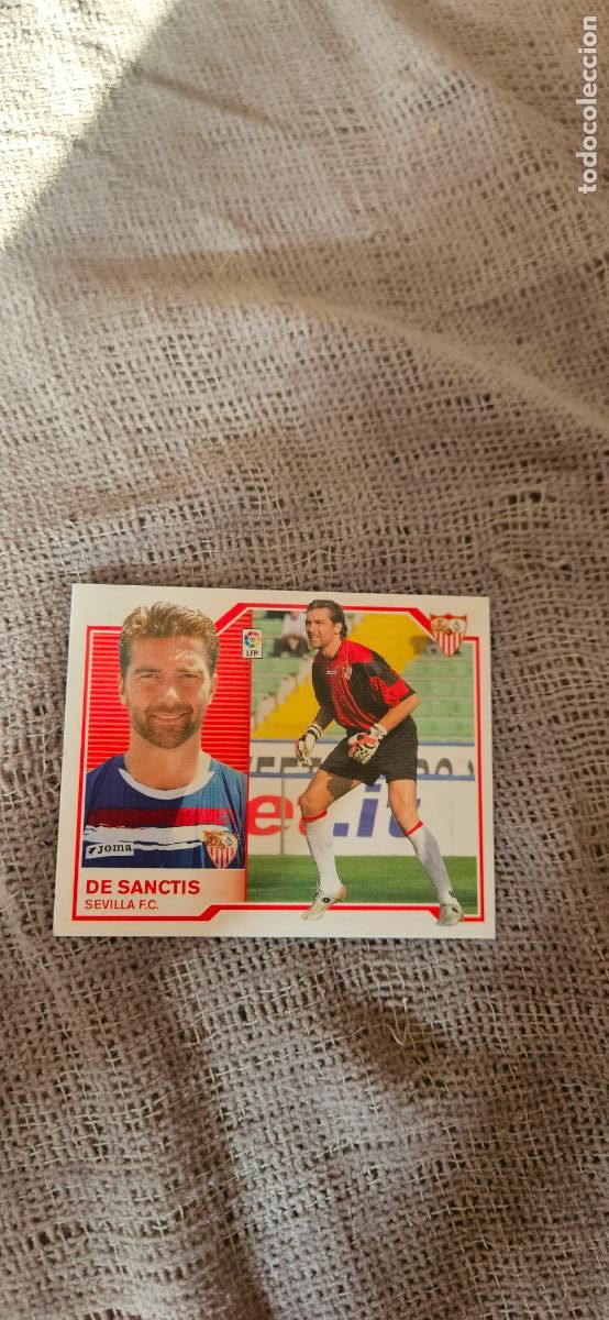 Football Stickers: de sanctis � Sevilla � LIGA ESTE 2007 2008 07 08 sin pegar