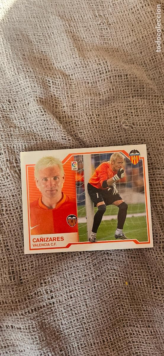 Football Stickers: Ca&ntilde;izares � Valencia � LIGA ESTE 2007 2008 07 08 sin pegar