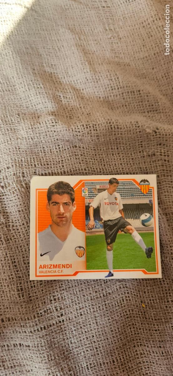 Football Stickers: Arizmendi � Valencia � LIGA ESTE 2007 2008 07 08 sin pegar