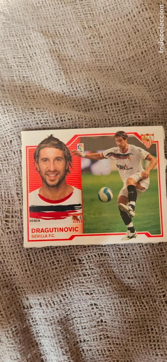 Football Stickers: Dragutinovi? � Sevilla � LIGA ESTE 2007 2008 07 08 sin pegar