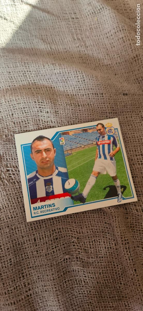 Fu&szlig;ball-Sticker: martins � Recreativo de Huelva � LIGA ESTE 2007 2008 07 08 sin pegar