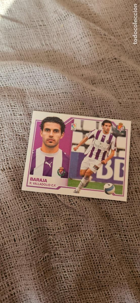 Fu&szlig;ball-Sticker: baraja � Valladolid � LIGA ESTE 2007 2008 07 08 sin pegar