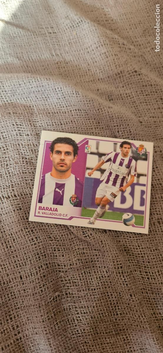 Fu&szlig;ball-Sticker: baraja � Valladolid � LIGA ESTE 2007 2008 07 08 sin pegar