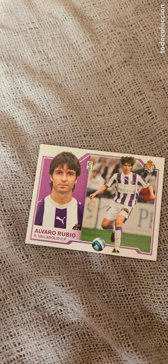 Fu&szlig;ball-Sticker: alvaro rubio � Valladolid � LIGA ESTE 2007 2008 07 08 sin pegar