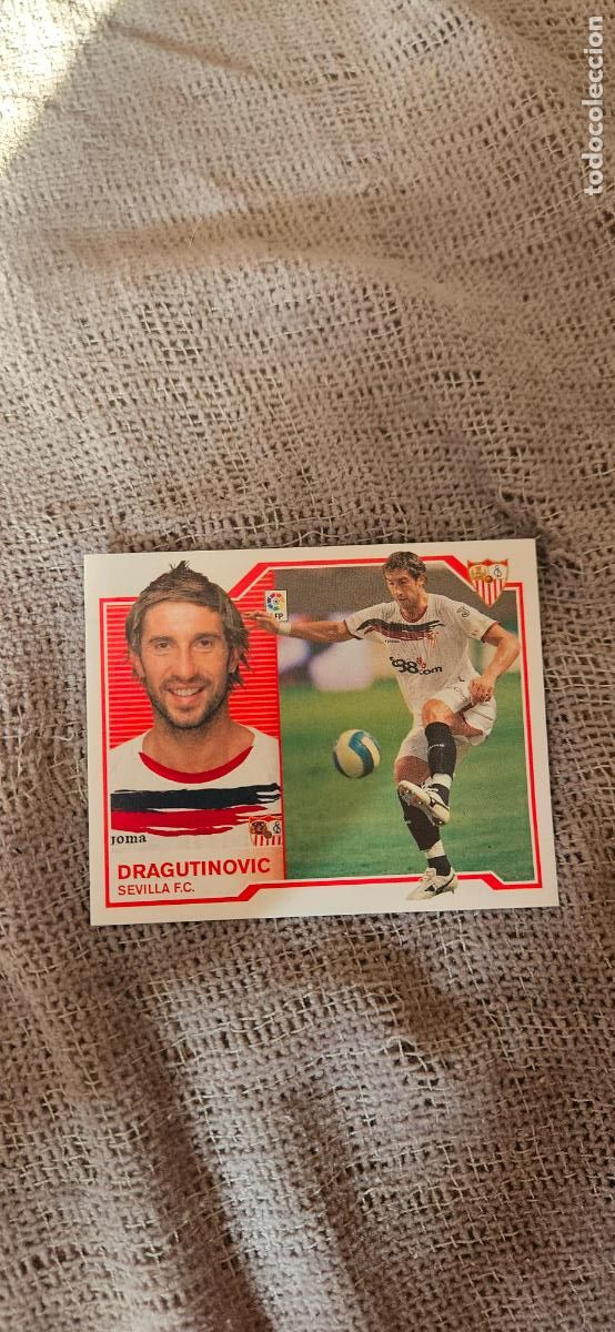 Cartes &agrave; collectionner de Football: Dragutinovi? � Sevilla � LIGA ESTE 2007 2008 07 08 sin pegar