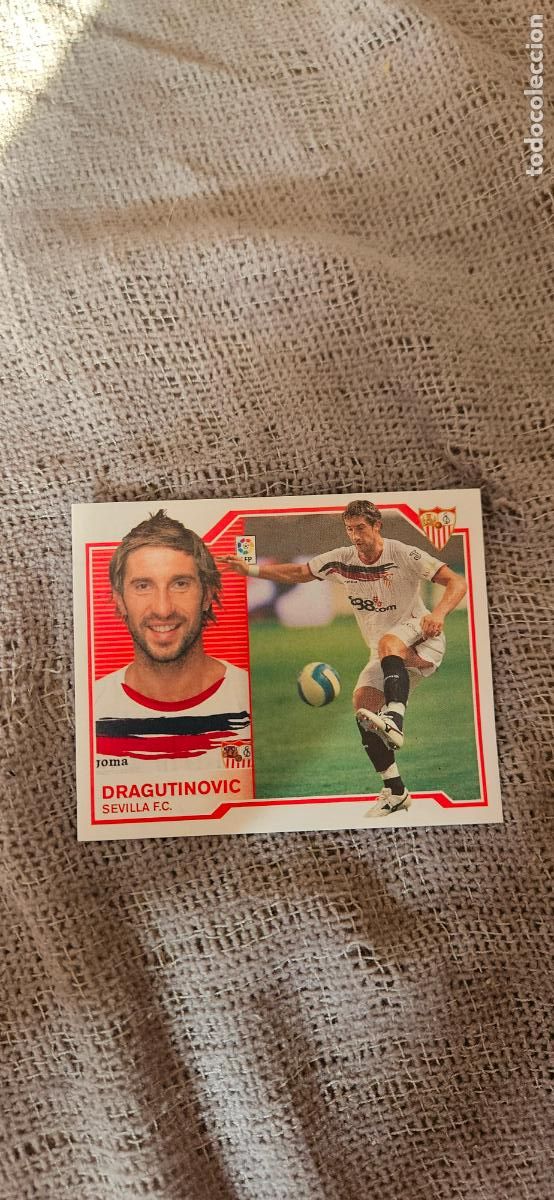 Cartes &agrave; collectionner de Football: Dragutinovi? � Sevilla � LIGA ESTE 2007 2008 07 08 sin pegar