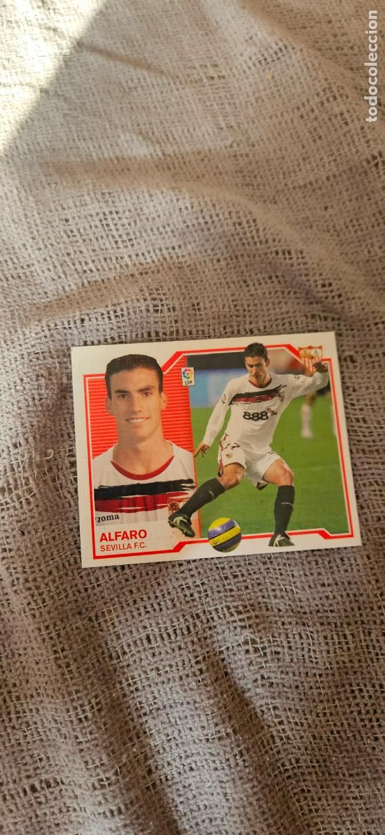 Cartes &agrave; collectionner de Football: alfaro � Sevilla � LIGA ESTE 2007 2008 07 08 sin pegar