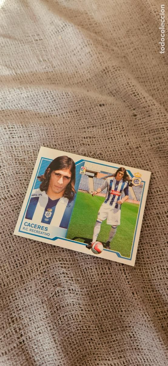 Cromos de f&uacute;tbol: caceres COLOCA � Recreativo de Huelva � LIGA ESTE 2007 2008 07 08 sin pegar