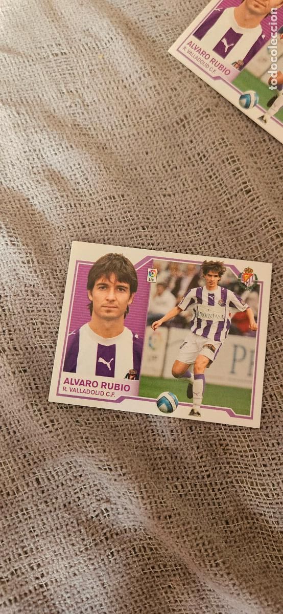 Cromos de f&uacute;tbol: alvaro rubio � Valladolid � LIGA ESTE 2007 2008 07 08 sin pegar