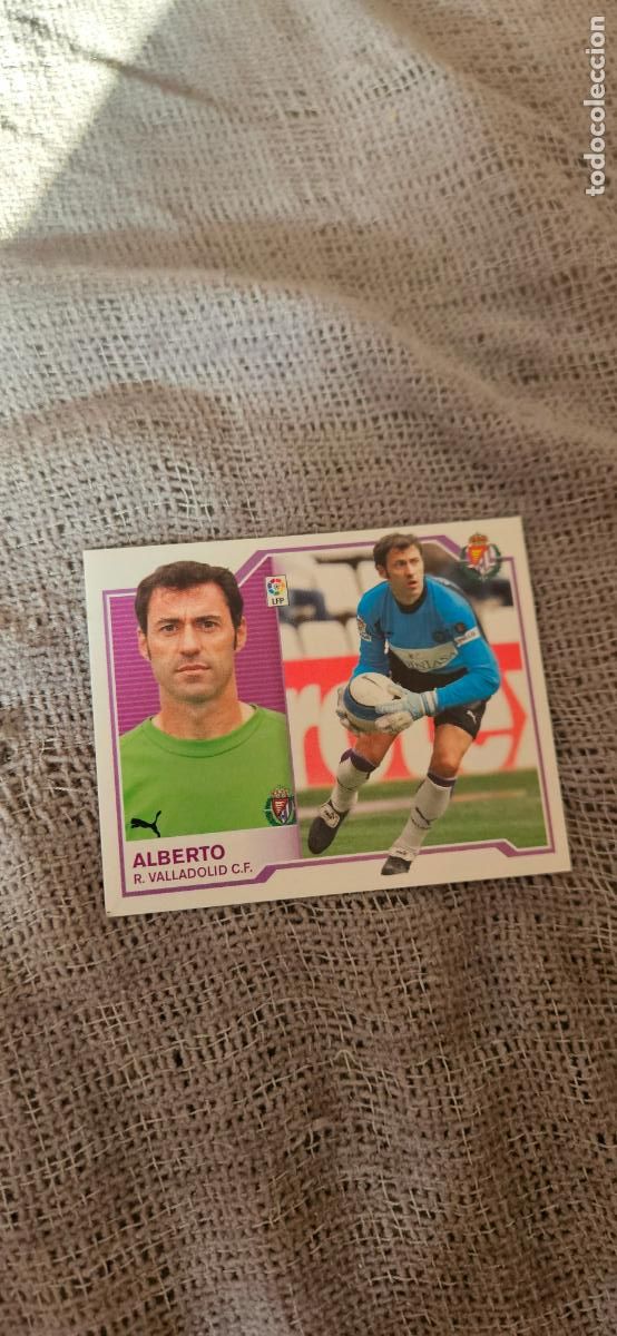 Cromos de f&uacute;tbol: alberto � Valladolid � LIGA ESTE 2007 2008 07 08 sin pegar