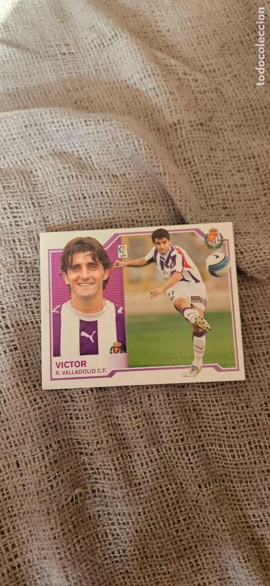 Cromos de f&uacute;tbol: victor � Valladolid � LIGA ESTE 2007 2008 07 08 sin pegar