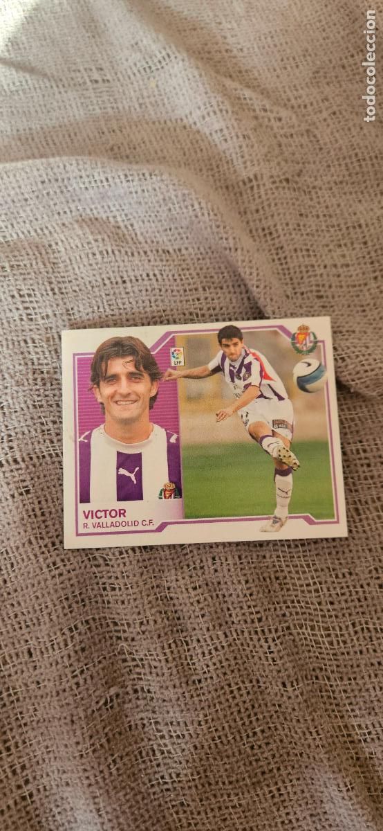 Cromos de f&uacute;tbol: victor � Valladolid � LIGA ESTE 2007 2008 07 08 sin pegar