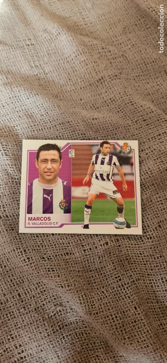 Cromos de f&uacute;tbol: marcos � Valladolid � LIGA ESTE 2007 2008 07 08 sin pegar
