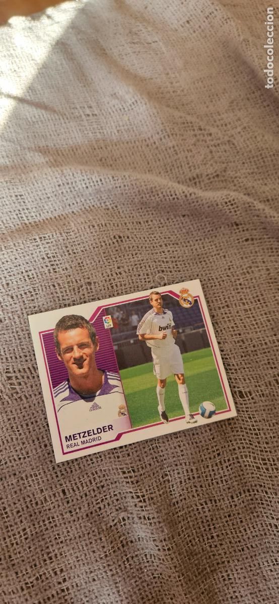 Cromos de f&uacute;tbol: metzelder � Real Madrid � LIGA ESTE 2007 2008 07 08 sin pegar