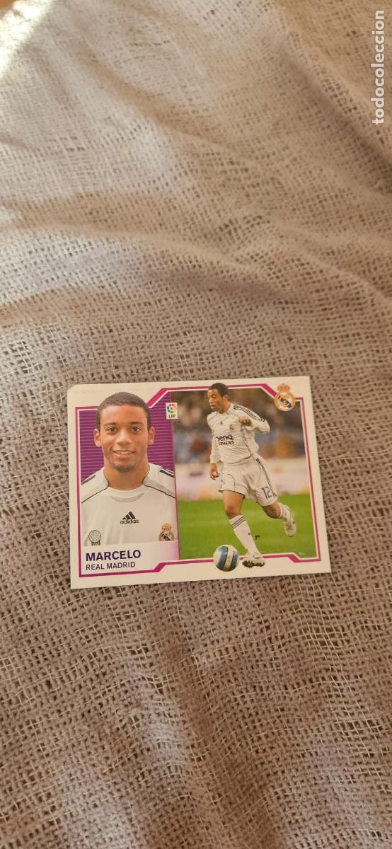 Cromos de f&uacute;tbol: Marcelo � Real Madrid � LIGA ESTE 2007 2008 07 08 sin pegar