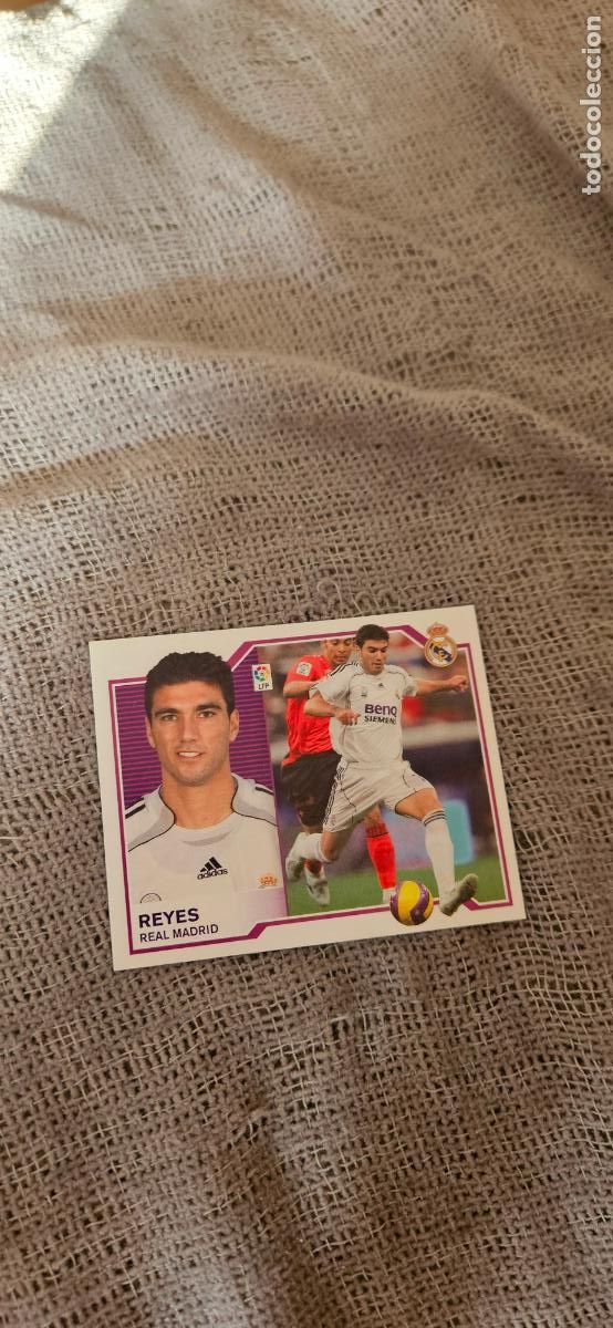 Cromos de f&uacute;tbol: reyes � Real Madrid � LIGA ESTE 2007 2008 07 08 sin pegar