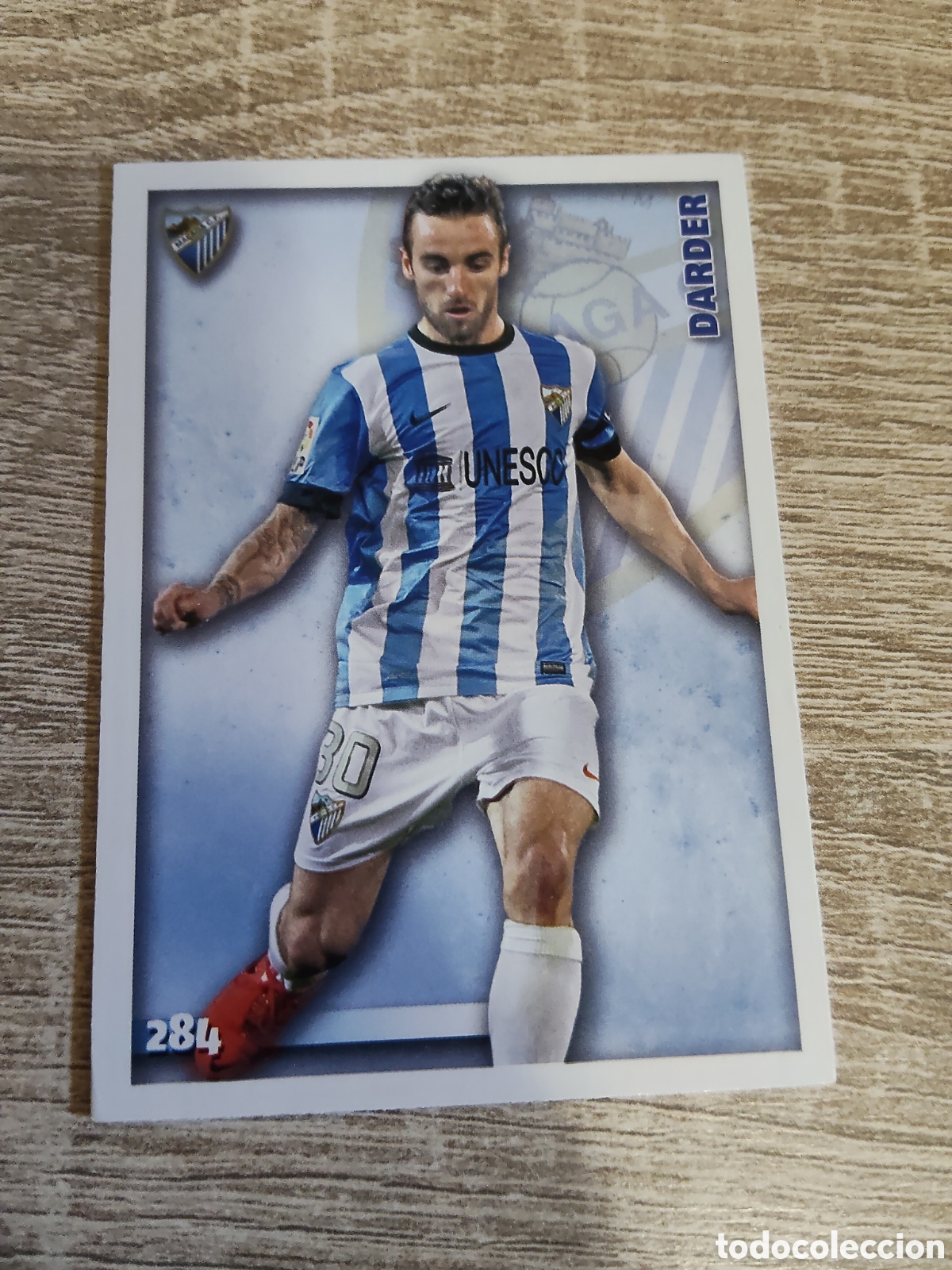Cromos de f&uacute;tbol: Mundicromo las fichas de la liga 2015 284 Darder M&aacute;laga