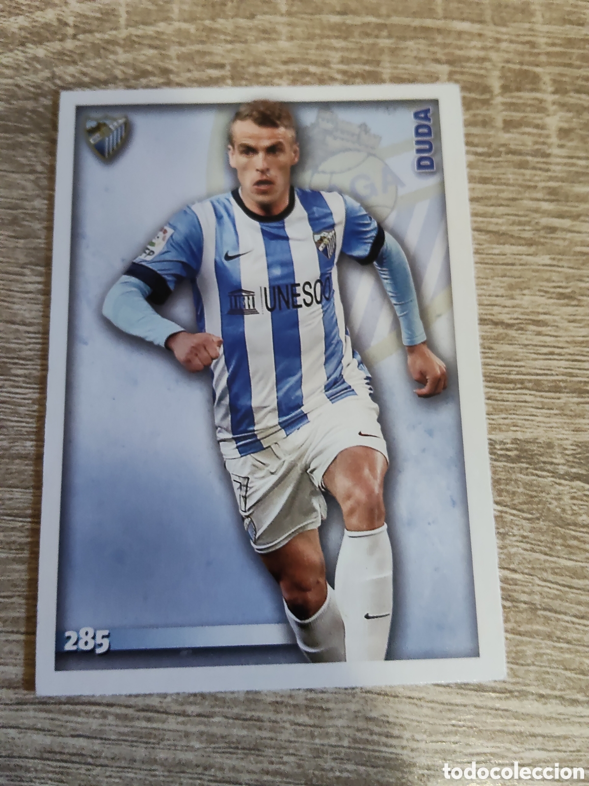 Cromos de f&uacute;tbol: Mundicromo las fichas de la liga 2015 285 Duda M&aacute;laga