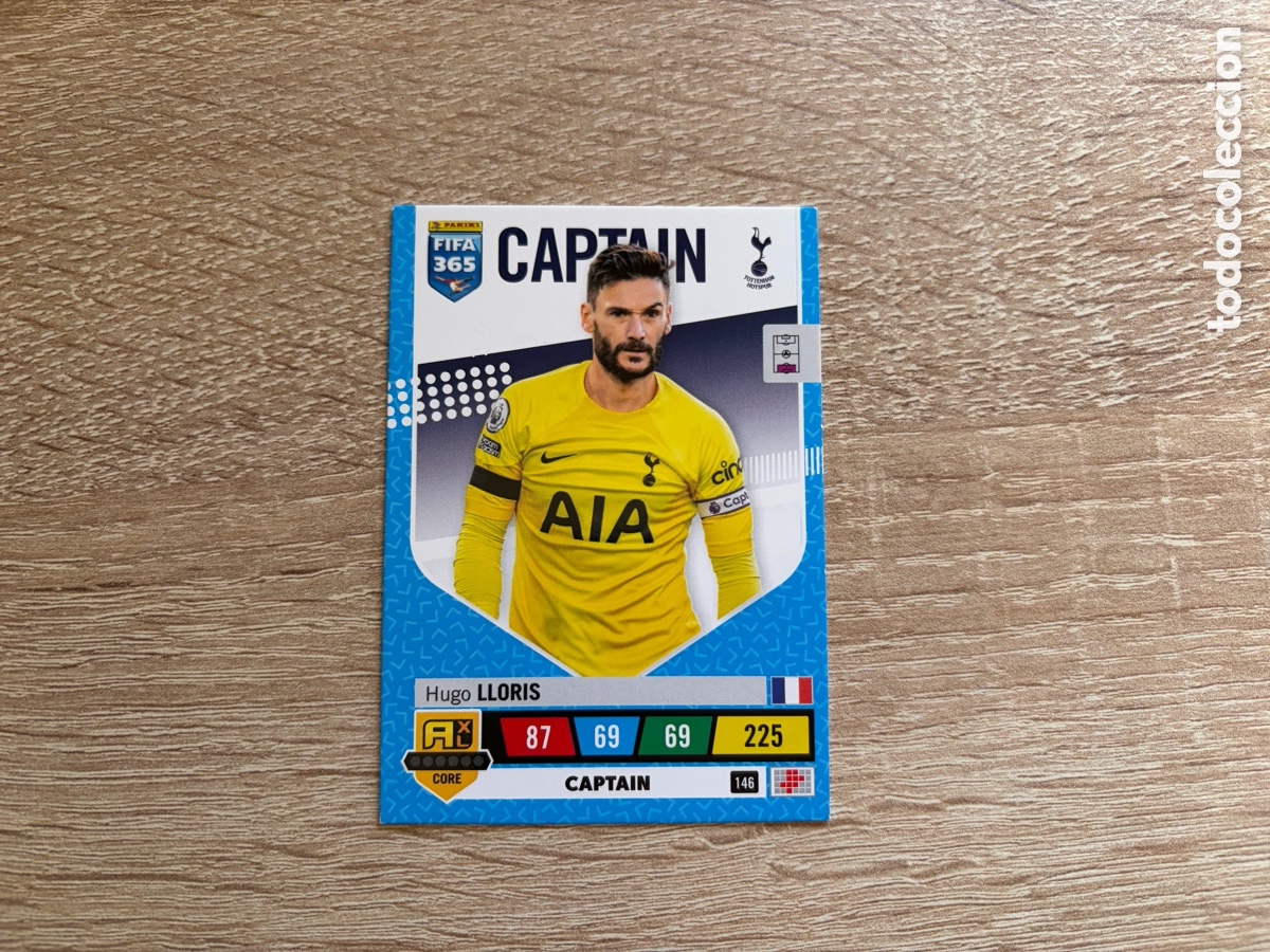 Cromos de f&uacute;tbol: 146 HUGO LLORIS ADRENALYN XL FIFA 365 2023 TOTTENHAM HOTSPUR CAPTAIN