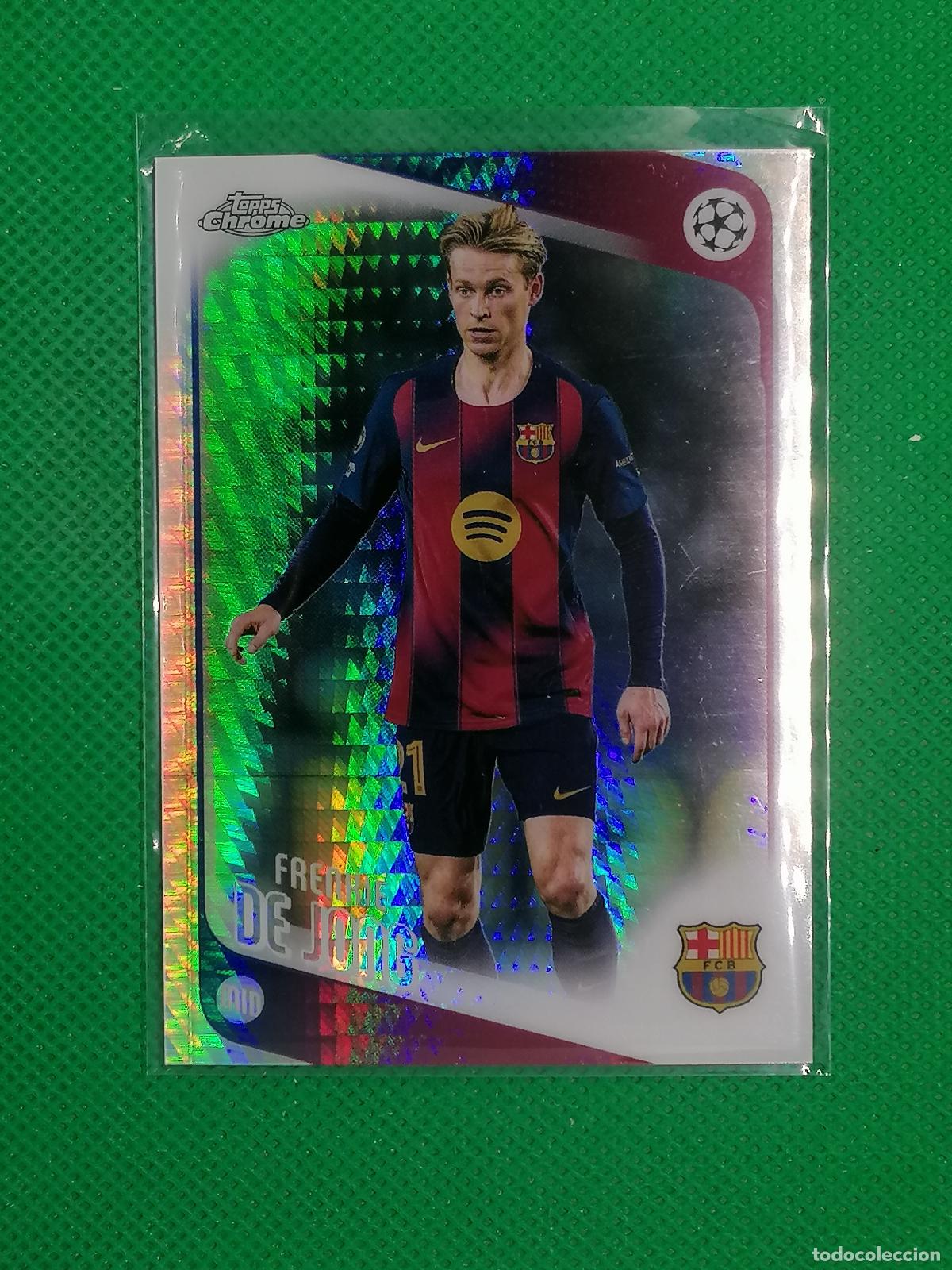 Cromos de Futebol: 135 FRENKIE DE JONG BARCELONA PARALELA PRISM ⚽ TOPPS CHROME UCC 25 26 2025 2026 ⚽