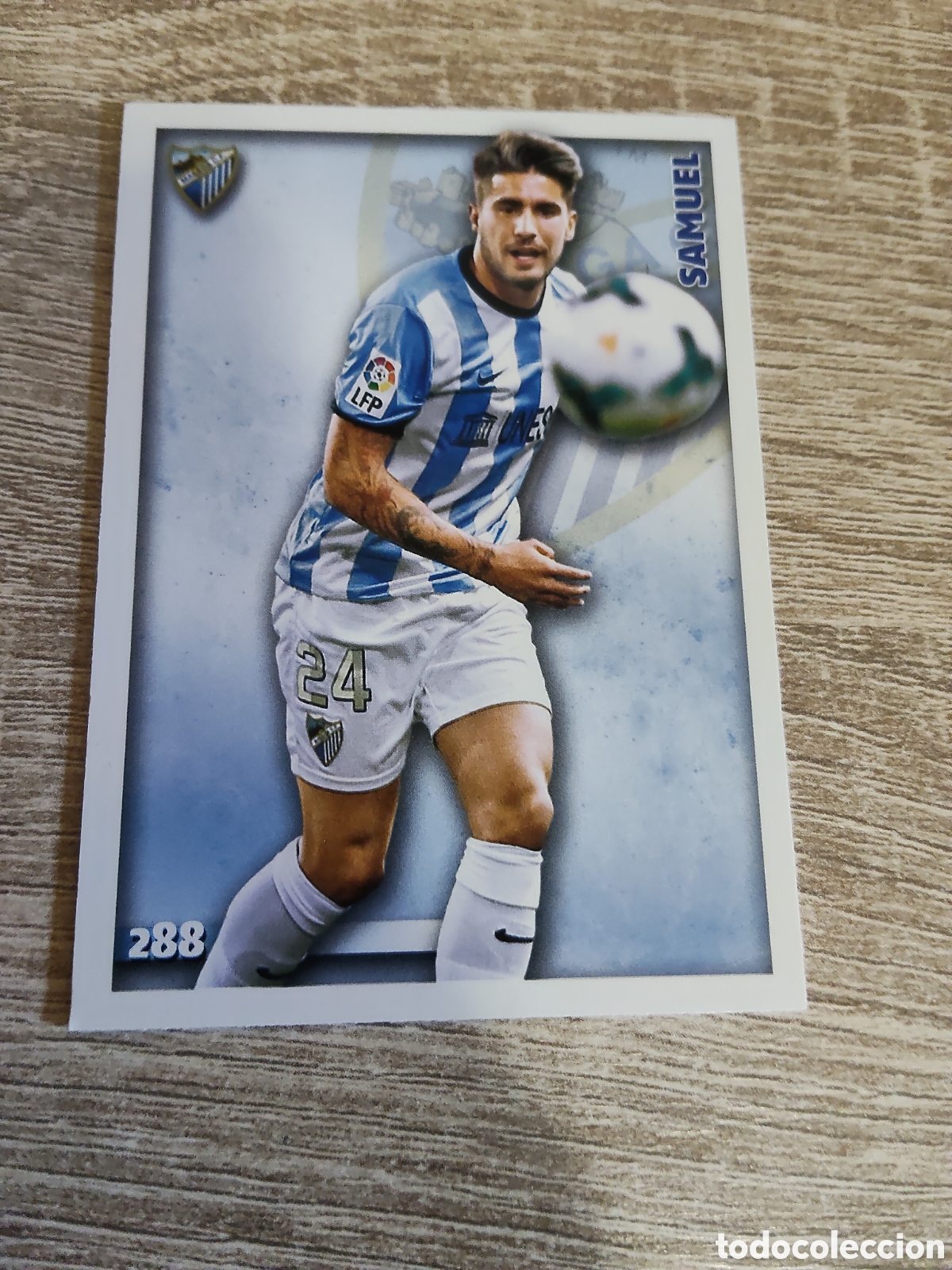 Cromos de f&uacute;tbol: Mundicromo las fichas de la liga 2015 288 Samuel M&aacute;laga