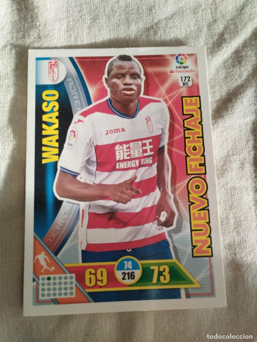 Cromos de f&uacute;tbol: Wakaso Adrenalyn XL 2016-17 Nuevo Fichaje