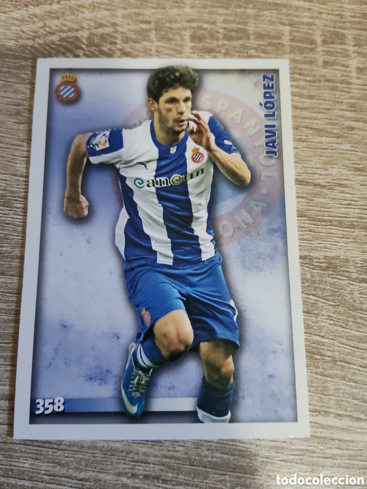 Cromos de Futebol: Mundicromo las fichas de la liga 2015 358 Javi L&oacute;pez Espanyol
