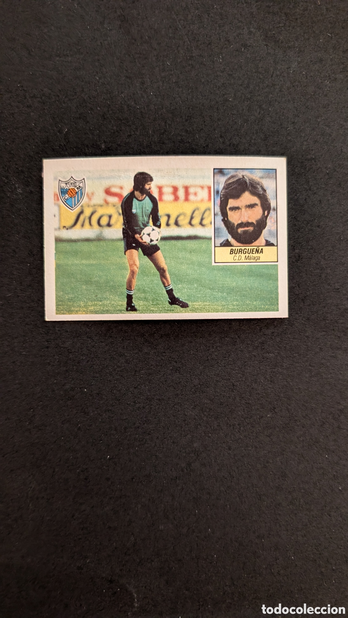 Cromos de f&uacute;tbol: L1 BURGUE&Ntilde;A MALAGA BAJA LIGA ESTE 1984/85 84 85 DESPEGADO RECUPERADO