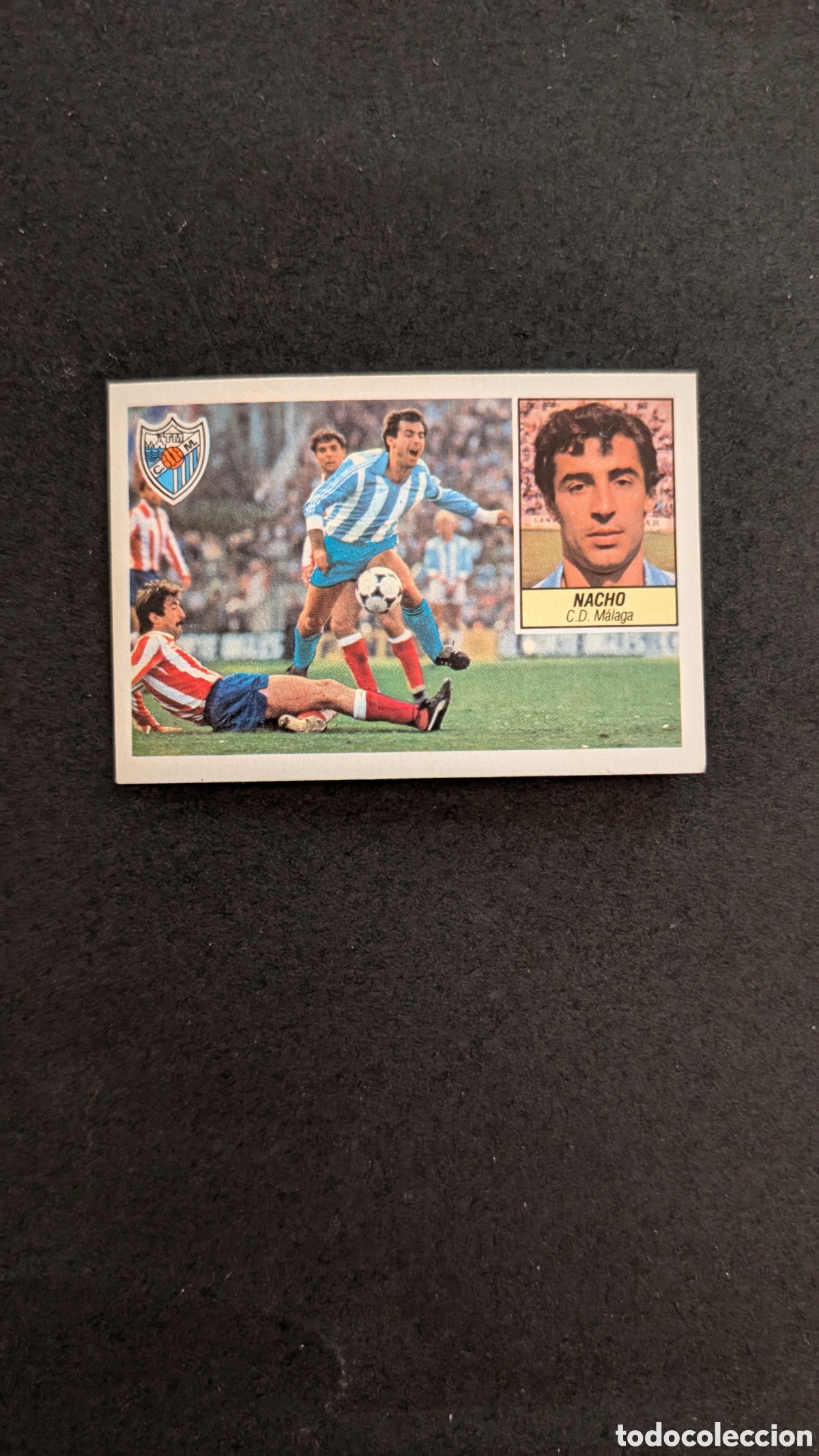 Cromos de f&uacute;tbol: L1 NACHO MALAGA BAJA LIGA ESTE 1984/85 84 85 DESPEGADO RECUPERADO