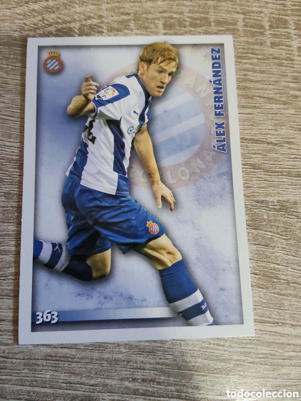 Cromos de f&uacute;tbol: Mundicromo las fichas de la liga 2015 363 Alex Fern&aacute;ndez Espanyol