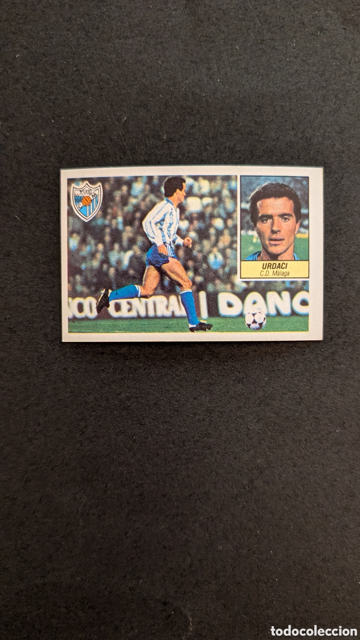 Cromos de f&uacute;tbol: L1 URDACI MALAGA BAJA LIGA ESTE 1984/85 84 85 DESPEGADO RECUPERADO