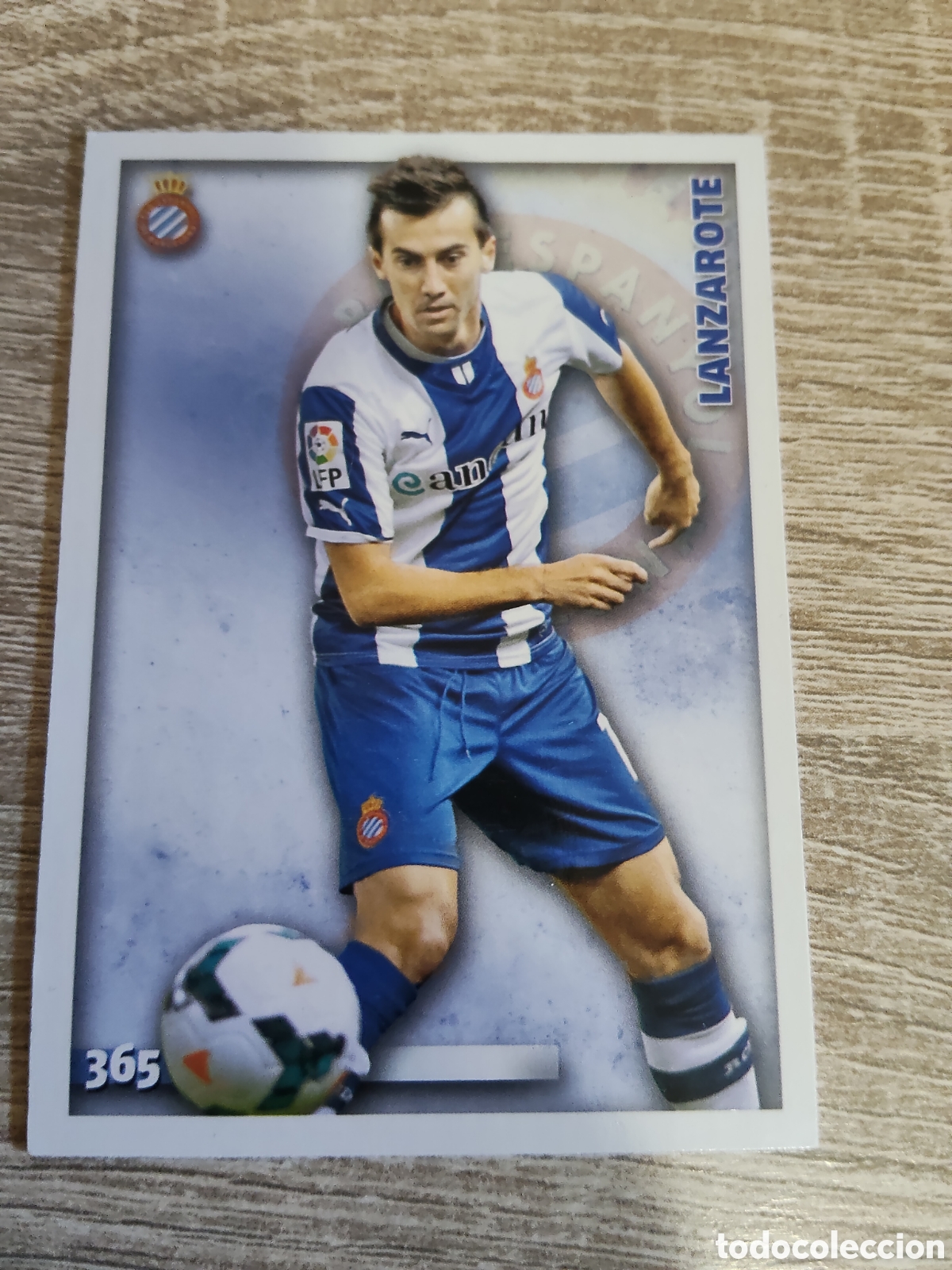 Cromos de Futebol: Mundicromo las fichas de la liga 2015 365 Lanzarote Espanyol