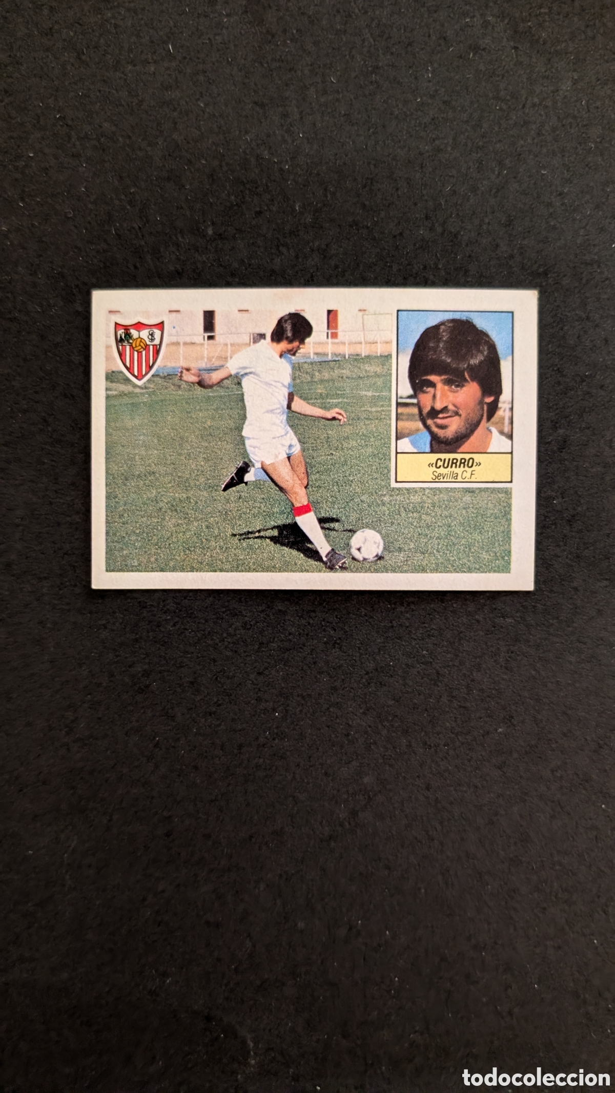 Cromos de f&uacute;tbol: L1 CURRO SEVILLA BAJA LIGA ESTE 1984/85 84 85 DESPEGADO RECUPERADO LEVE
