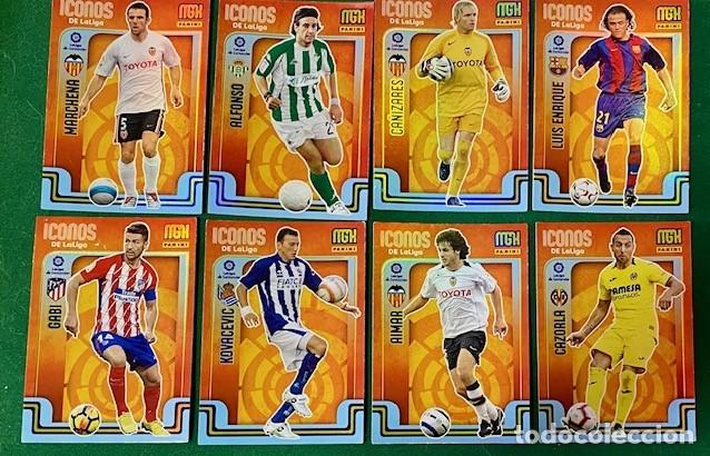 Fu&szlig;ball-Sticker: 8 Cromos temporada 2020/21 colecci&oacute;n MEGAKRACS Iconos la liga Santander a&ntilde;o 2021/22