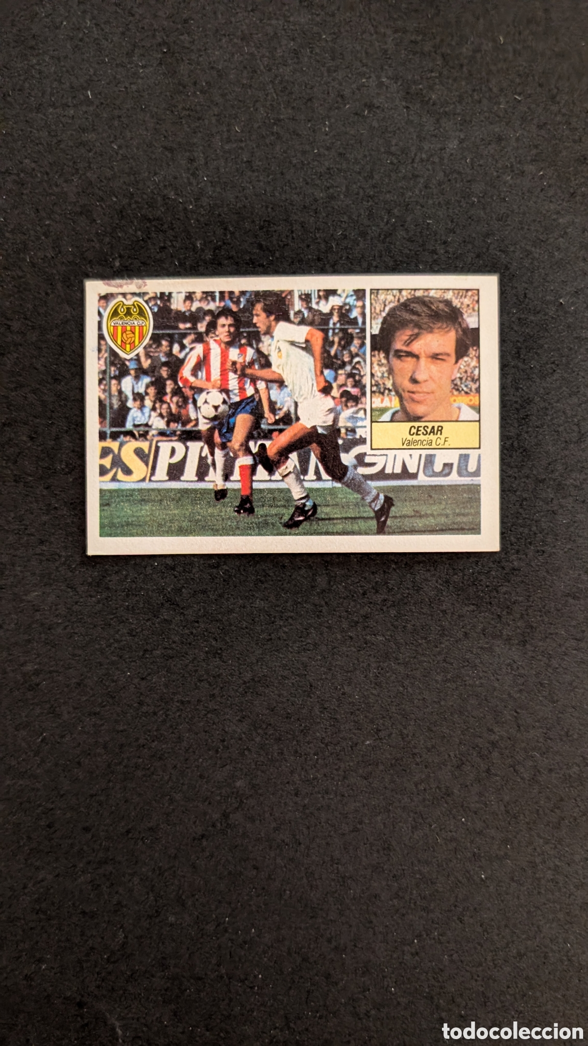 Cromos de f&uacute;tbol: L1 CESAR VALENCIA BAJA LIGA ESTE 1984/85 84 85 DESPEGADO RECUPERADO