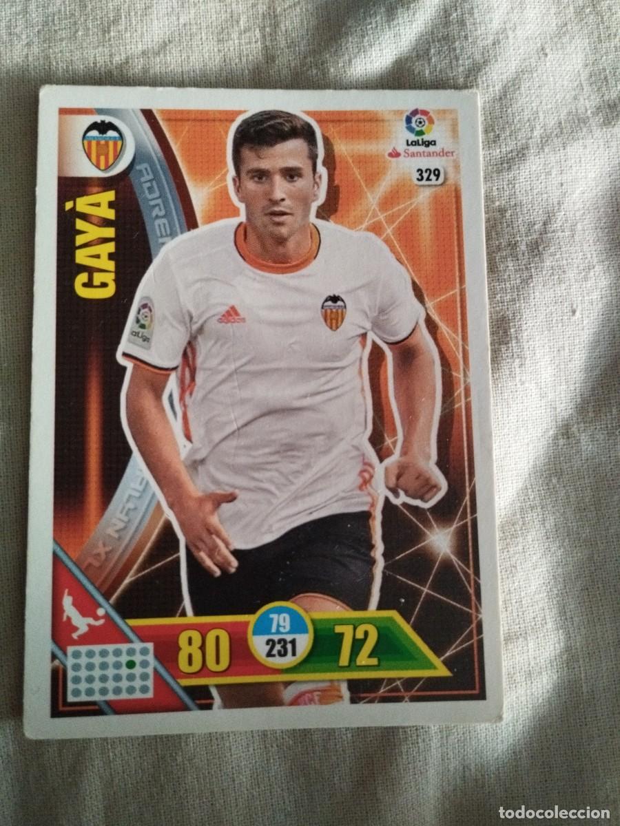 Cromos de f&uacute;tbol: Gay&aacute; Adrenalyn XL 2016-17 Valencia