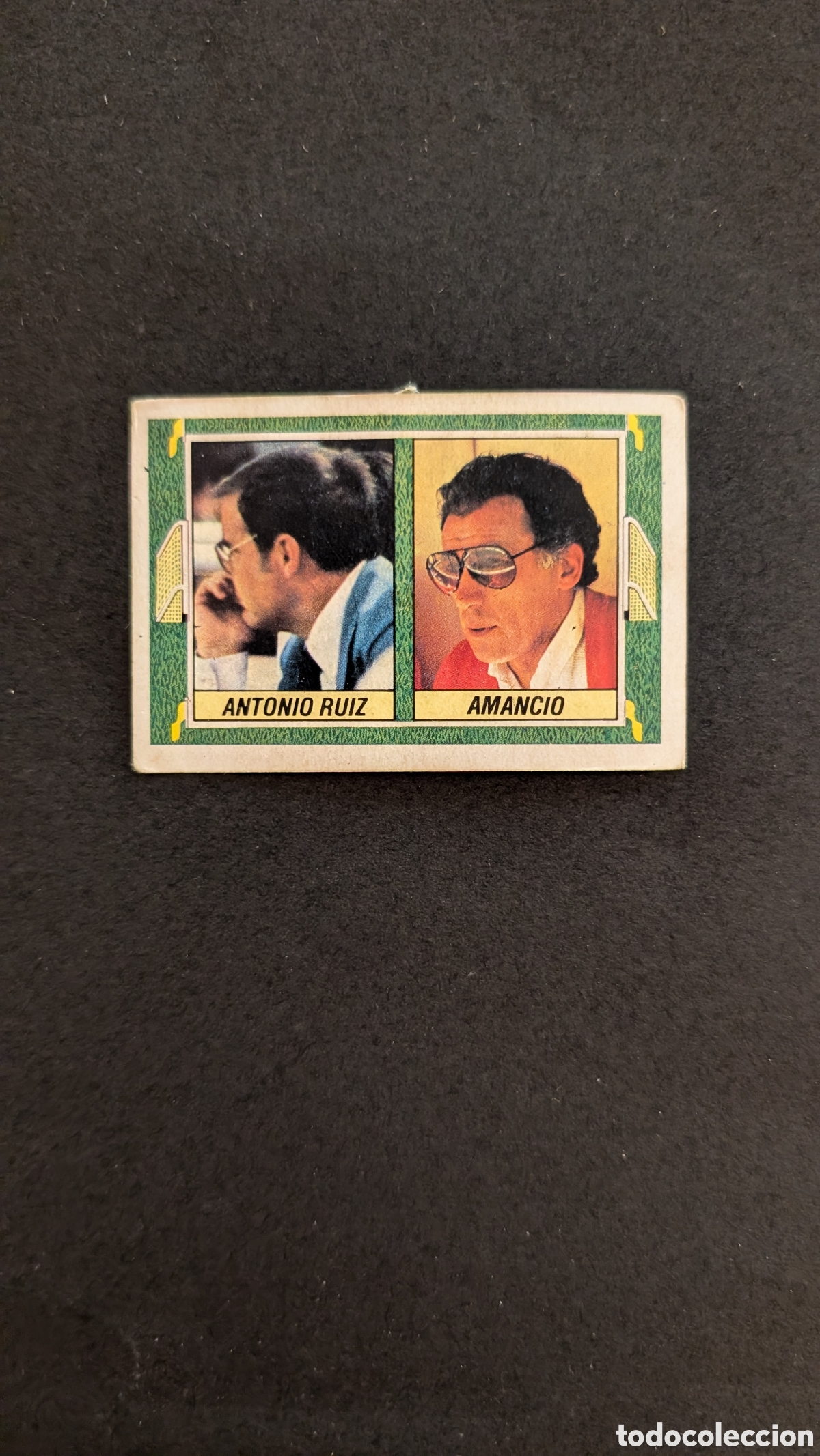 Cromos de f&uacute;tbol: L1 ANTONIO RUIZ AMANCIO ENTRENADORES LIGA ESTE 1984/85 84 85 DESPEGADO RECUPERADO