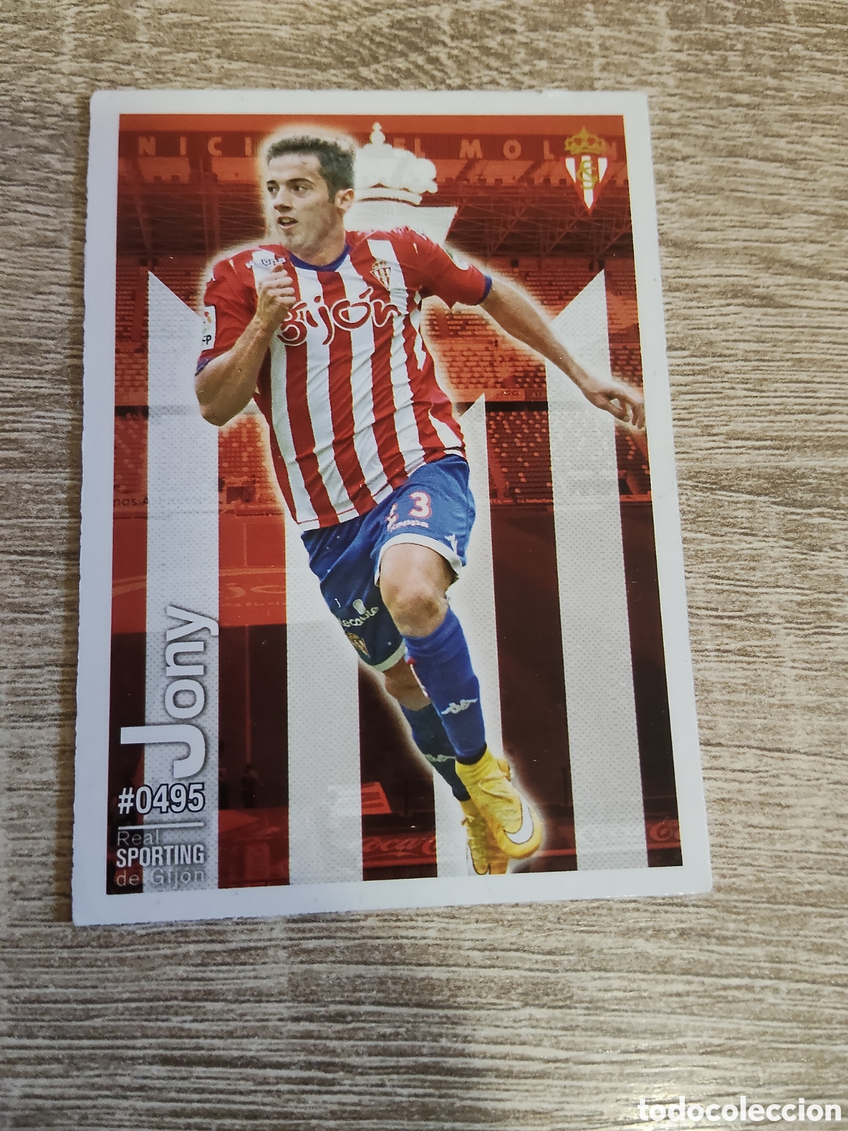 Cromos de f&uacute;tbol: Mundicromo las fichas de la liga 2016 495 Jony Sporting de Gij&oacute;n