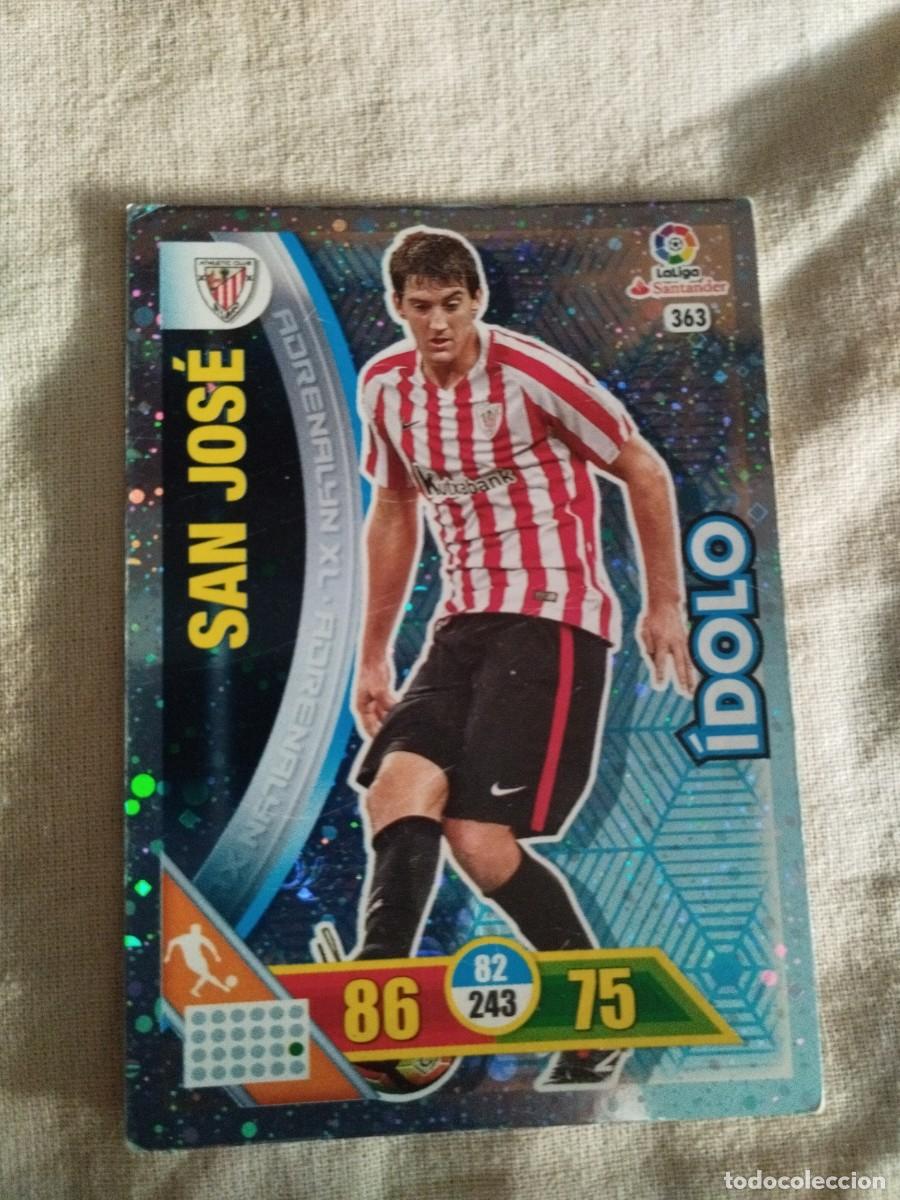Cromos de f&uacute;tbol: San Jos&eacute; Adrenalyn XL 2016-17 &iacute;dolo