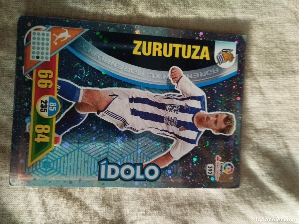 Cromos de f&uacute;tbol: Zurutuza Adrenalyn XL 2016-17 &iacute;dolo