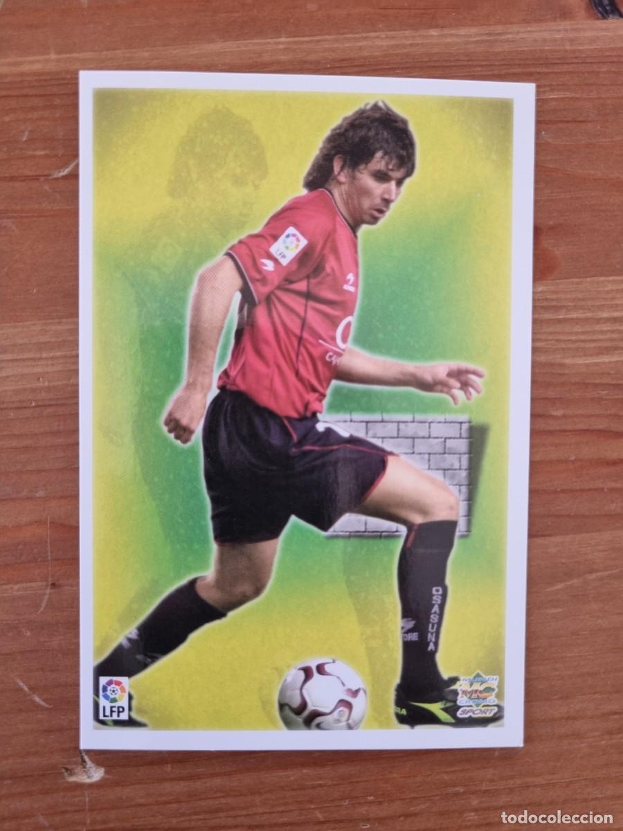 Cromos de f&uacute;tbol: 106 PABLO GARC&Iacute;A (CA Osasuna). Top Liga 2004 (Mundicromo)