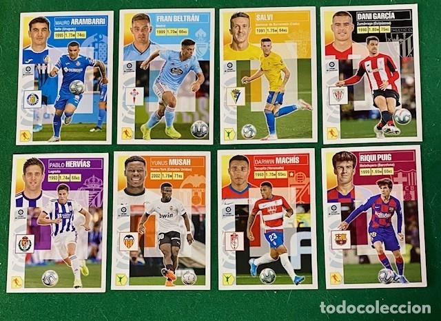 Cromos de f&uacute;tbol: 9 Cromos temporada 2020/21 colecci&oacute;n MEGAKRACS Iconos la liga Santander a&ntilde;o 2021/22