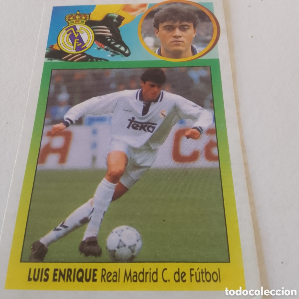 Cromos de f&uacute;tbol: Luis Enrique liga 93-94 recuperado